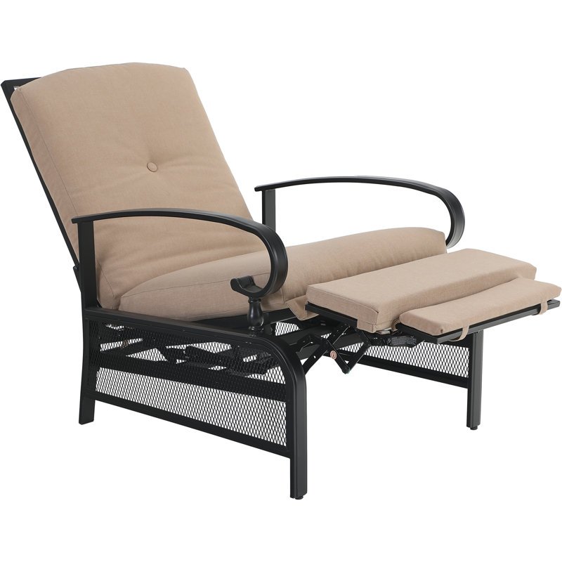 Red Barrel Studio® Outdoor Metal Chaise Lounge & Reviews Wayfair